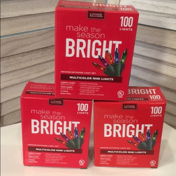 Other - Mulit-Color Lights Bundle - NWT 300 Lights Total